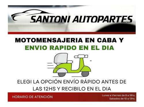 SANTONI Manija Vidrios Cristales De Ford Ranger 2004 Al 2009 C 3