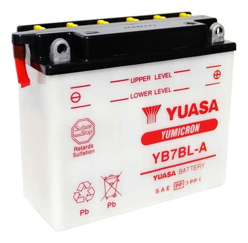 Bateria Moto Yuasa Yb7bl-a Compatible    Con 12n7a-3a Yuasa 1