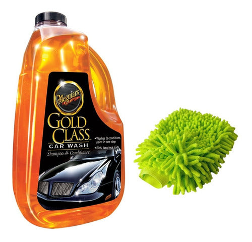 Meguiar's Gold Class Car Wash Shampoo + Wash Mitt 0