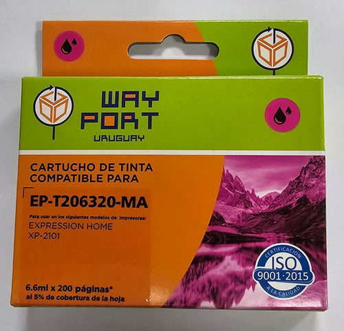 Pack 4 Cartuchos Compatibles Alta Calidad Epson Xp 2101 T206 3