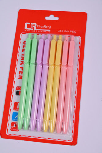 Valentín Gómez Gel Pens in Pastel Colors - School and University Supplies 0