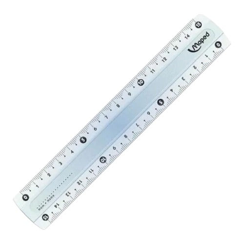 Maped Ruler 15cm Crystal X10 Units 0