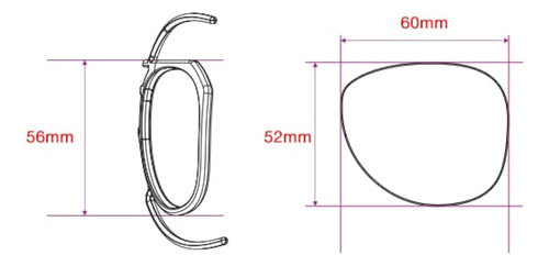 Inserto Grande De Prescripción Para Gafas De Esquí 2