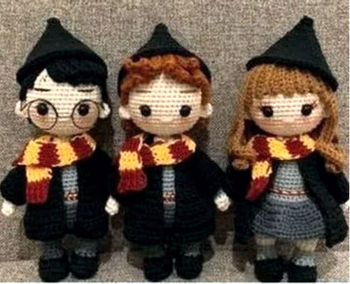 Pack 3 Patrones Amigurumi Harry Potter Crochet 0