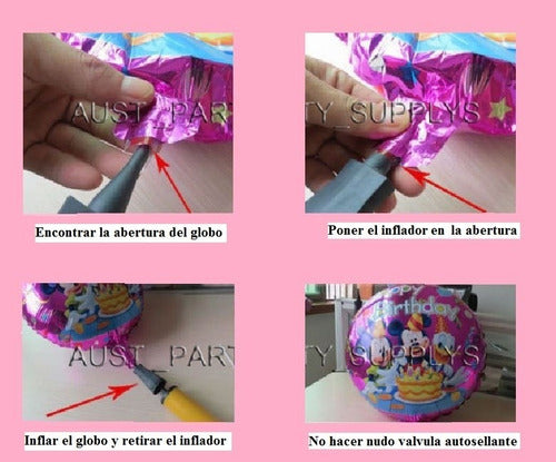 Combo 4 Globos River 45 Cm S/ Soportes (ver Discripcion) 4