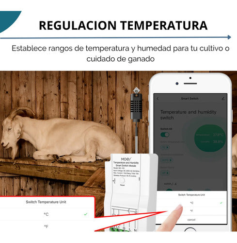 Sensor De Temperatura Y Humedad, Para Cultivo | Tuya Smart 4