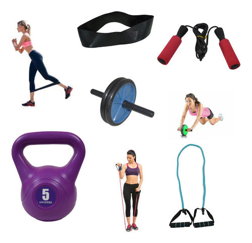 Raza Deportiva Set Kit De Entrenamiento Funcional N°9 Fitness Gym Casa 0