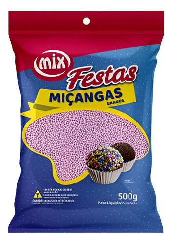 Mix Grageas Rosadas 500 Gr. Repostería Y Confitería 0