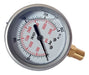 JMG Hidráulica Manometer with Glycerin 0-250 Bar Bottom Connection 63mm 1/4 NPT 1