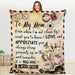 Wscdovf Mom Blanket Gift Personalizado Polar Throw Envelope 0