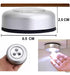 3 LED Touch Tap Lights Adhesive Portable Wardrobe Emergency Lamp 3