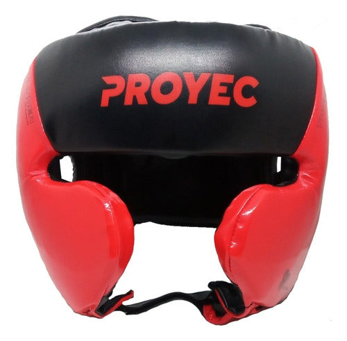 Proyec Boxing Headgear with Cheek and Neck Protection MMA Muay Thai Impact Kick 48