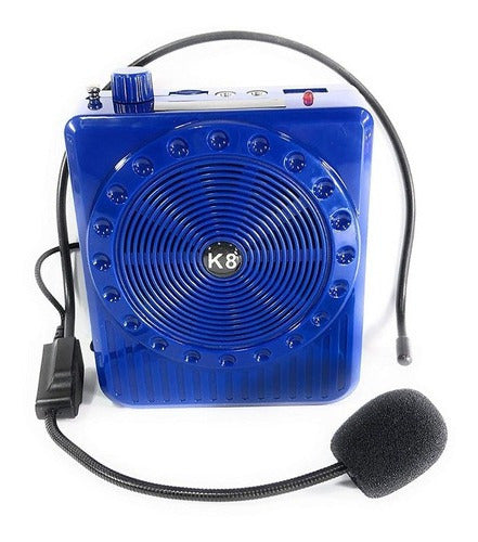 Headband Microphone with Waist Speaker Rechargeable Battery 7