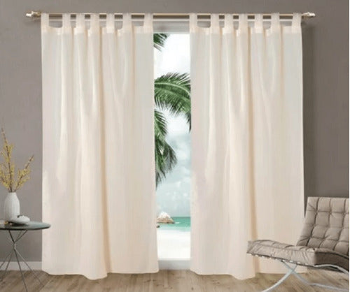 Love & Home Tropical Mechanic Curtain with Loops - Perfect Size 5