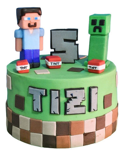 Tortas Decoradas Minecraft 0