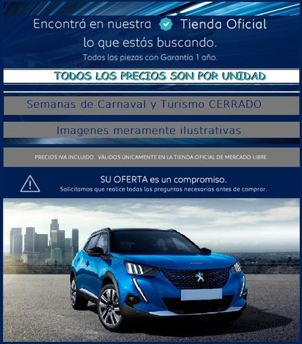 Filtro De Aceite Motor Nafta 1.6 Peugeot 3008 Original 1