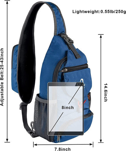 Waterfly Packable Small Crossbody Sling Hiking Backpack 1