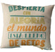 Pack of 2 Sublimated Cushions -Color- Quotes - 30x30 1