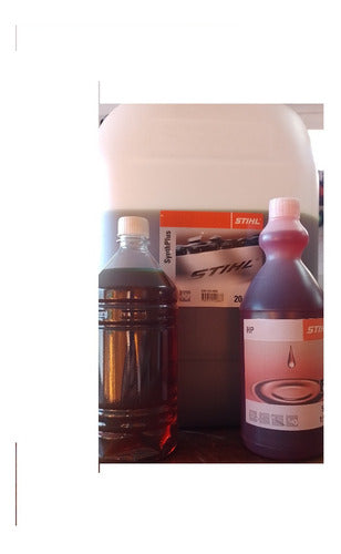 Stihl Chainsaw Oil Combo + SynthPlus Chain Oil 1L 0