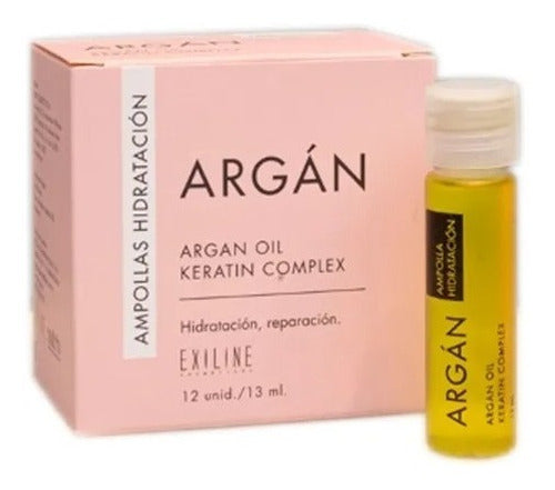 Exiline | Argan | Ampollas Hidratacion Keratin Complex 3 Uni 1