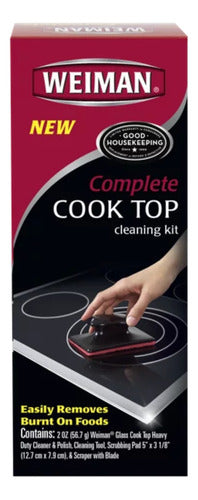 Kit Crema Limpieza Cocinas Vitroceramicas Induccion Weiman 2