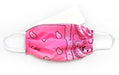 Set of 5 Children's Washable Cotton Face Masks - Adjustable Elastic Ear Straps - Triple Layer Protection 5