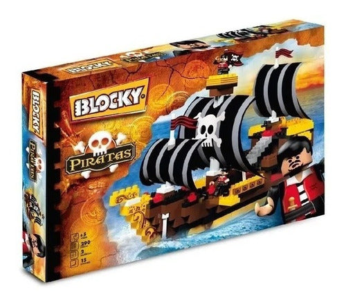 Blocky Pirate Ship/Balsa Combo 01-0637/39 1