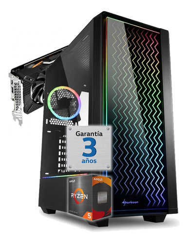 Pc Gamer Ryzen 5 16gb 480gb Fantech Vega 7 1900mhz Juegos 3