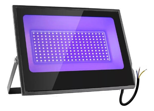 Tacho Foco Luz Negra Uv 50w Cotillón Fiestas Flúor 0