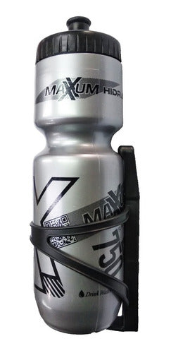 Maxxum Caramañola Bicicleta 750ml Con Pico Antiderrame Y Soporte! 5