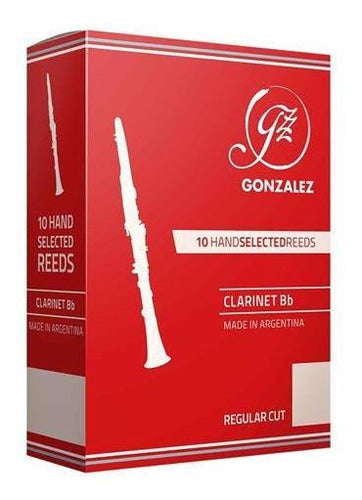 Gonzalez Cañas Clarinete Bb Rc Dureza N°3 Pack X 3 0