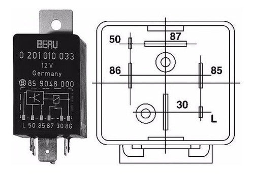 Temporizador De Precalentamiento Ford Beru Gr033 1