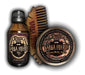 Kit Barba Fuerte. 1 Aceite 45ml + 1 Cera 40g + Peine 0