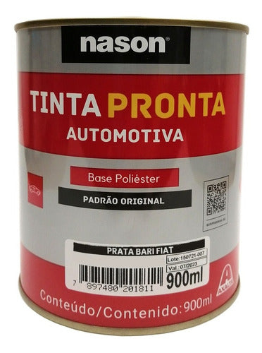 Axalta Pintura Automotriz Base Poliéster Plata Bari Fiat 900ml 0