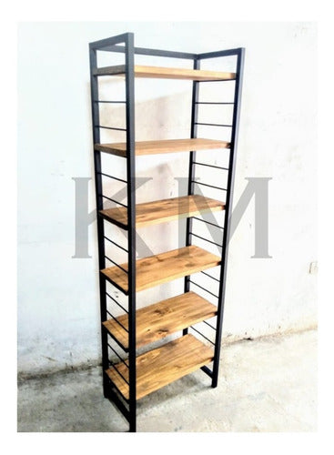 Adjustable Industrial Style Shelf 180x60x30 0