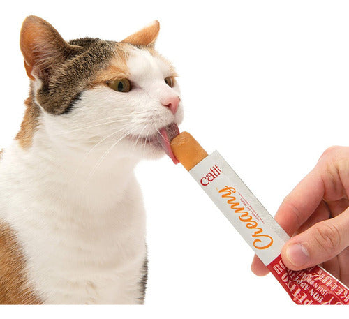 Catit Creamy Snack for Cats, Tuna or Salmon Flavor - 4 Tubes 1