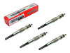 Hescher Preheating Glow Plugs Kit for Renault Clio Kangoo 1.9 D F8Q 0