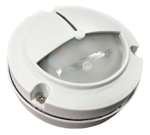 Candil Mini Tortuga Led 7W Redonda 9.5cm Blanca Aluminio L/ Calida 0