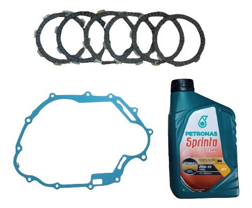 Kit Embrague Para Gilera Vc 150 R + Aceite - Bmd Motos 0