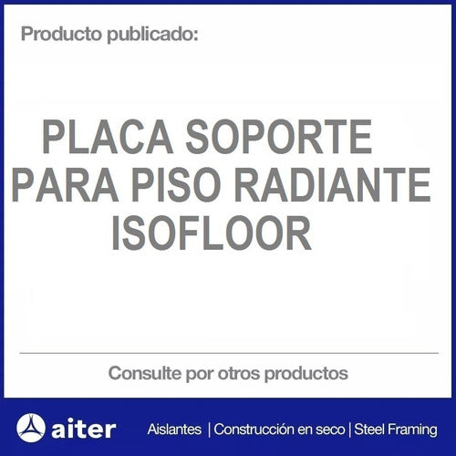 Aiter Placa Eps Isofloor - Piso Radiante - Estisol 5