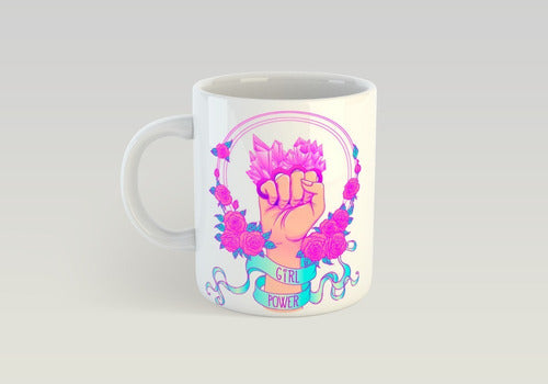 Taza Poder Femenino,  Girl Power De Cerámica 0