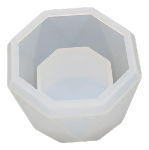 Tutu's Cakes Octagonal Silicone Mold for Planters & Candle Holders 2