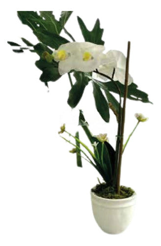 Artificial Orchid Flowers 35cm Home Garden Decor Plant Zn 0