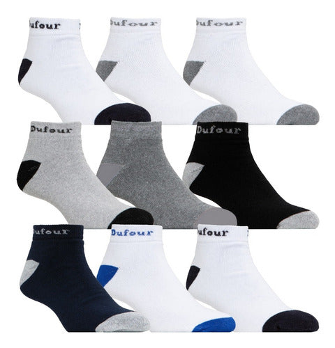 Dufour Men's Short Sports Socks Pack of 6 1