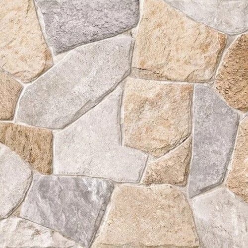 Ceramica Piedra Piso/pared 61x61 Mate. Cem Revestimiento 0