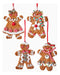 Kurt Adler Gingerbread Nino/nina Ornamento 4a 0