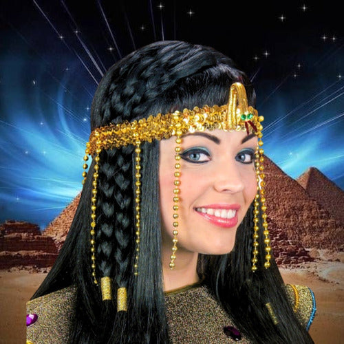 Party Store - Egyptian Gold Cleopatra Headband - Costume Accessories 1