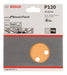 Bosch Set Of 5 Sandpapers For Roto-Orbital Sander 125mm G120 0