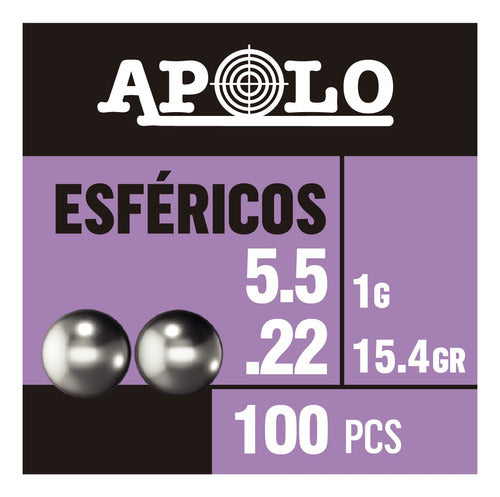 Balines Apolo Esfericos Cal. 5,5 X 100 1