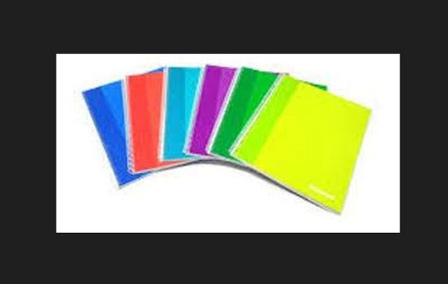 Húsares Trendy Colors A4 University Notebooks - 80 Sheets Pack of 6 3